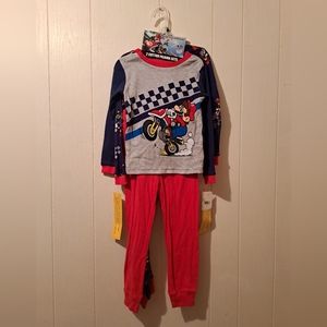 Super Mario/Mario Kart pajama and briefs set.
